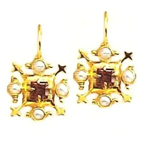 14k Chivalry Earrings