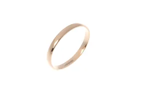 18ct 'Blush' Rose Gold Court Wedding Band R/WBUFHBlush (2mm)