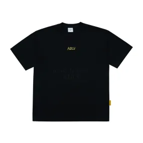 acmé de la vie (ADLV) Glossy Basic Logo Short Sleeve T-Shirt Black