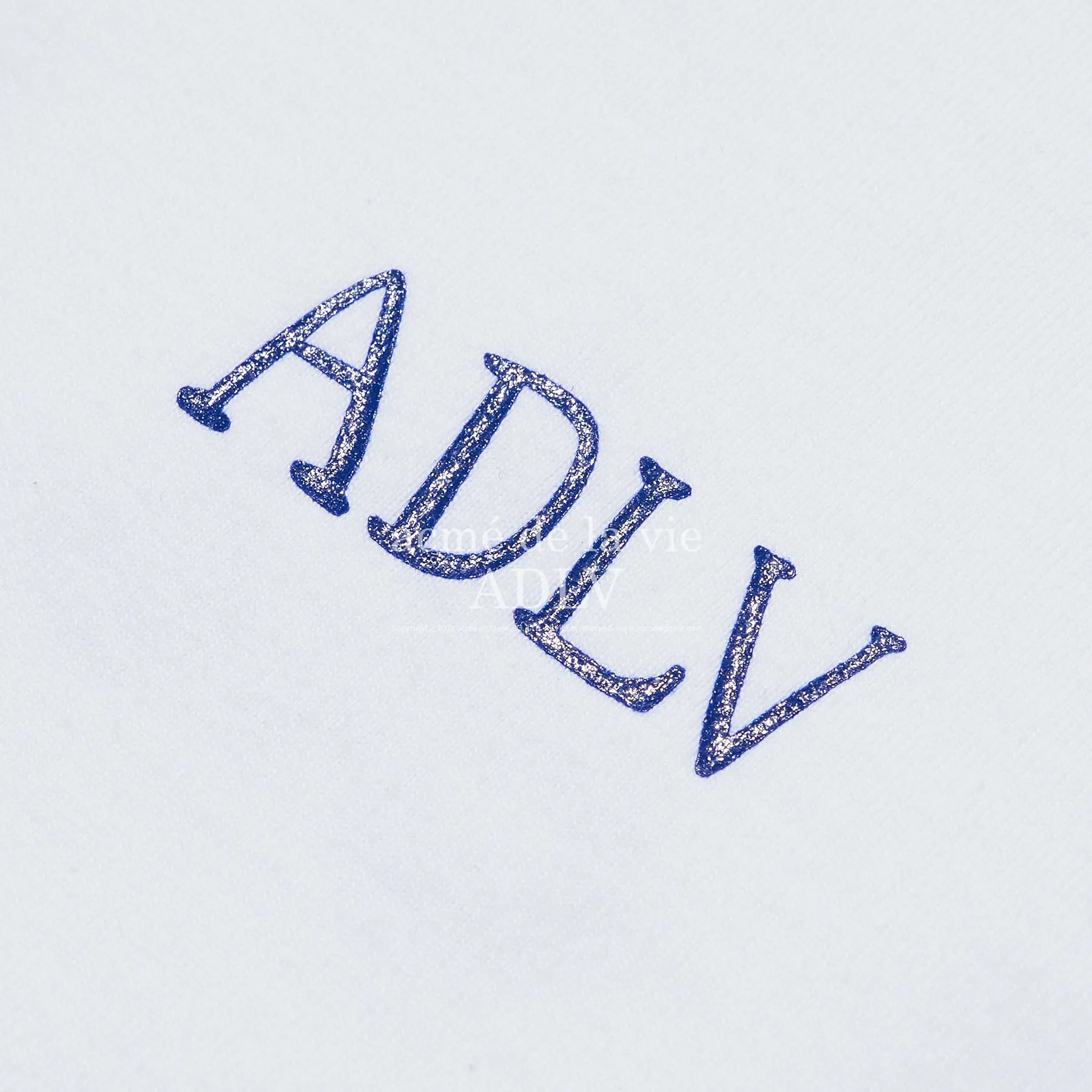 acmé de la vie (ADLV) Glossy Basic Logo Short Sleeve T-Shirt White