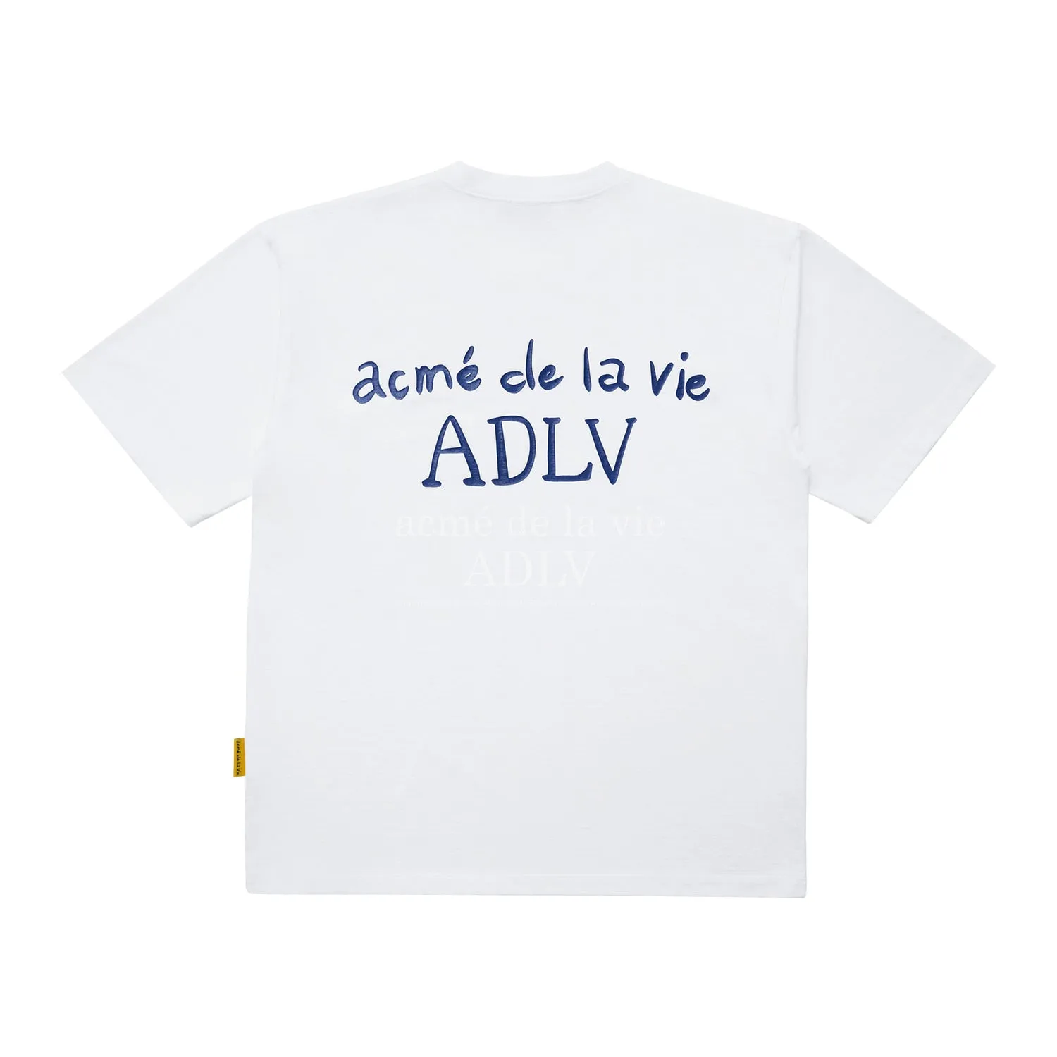 acmé de la vie (ADLV) Glossy Basic Logo Short Sleeve T-Shirt White