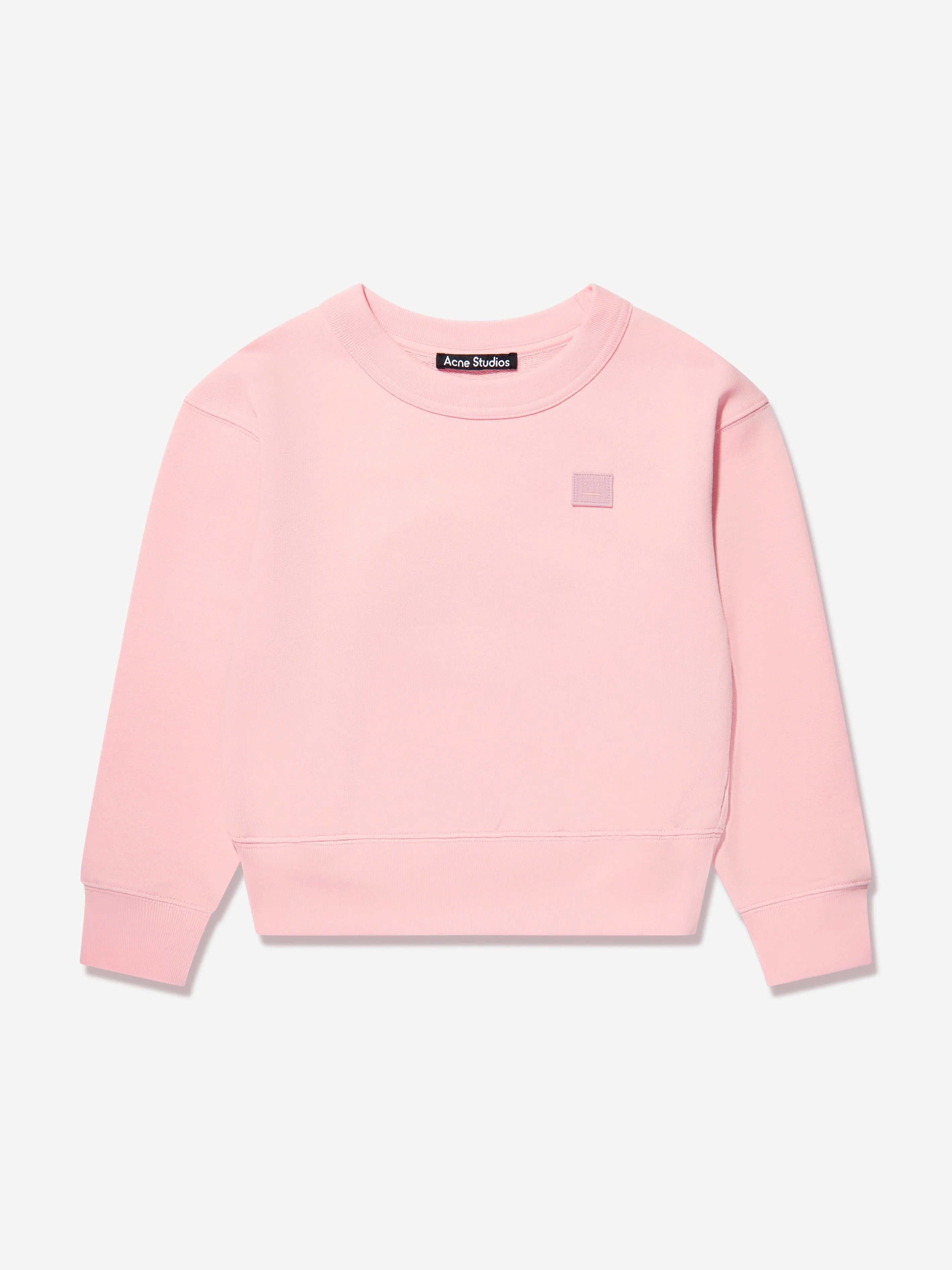 Acne Studios Kids Logo Sweatshirt in Pink