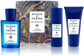 Acqua di Parma Blu Mediterraneo Mirto di Panarea 75ml EDT Spray / 40ml Shower Gel / 50ml Body Lotion