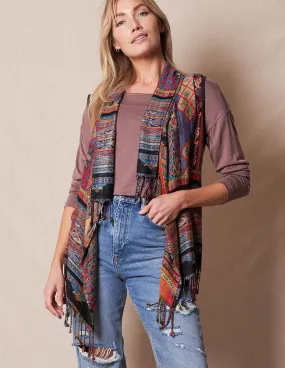 Anandi Vest - Black Multi