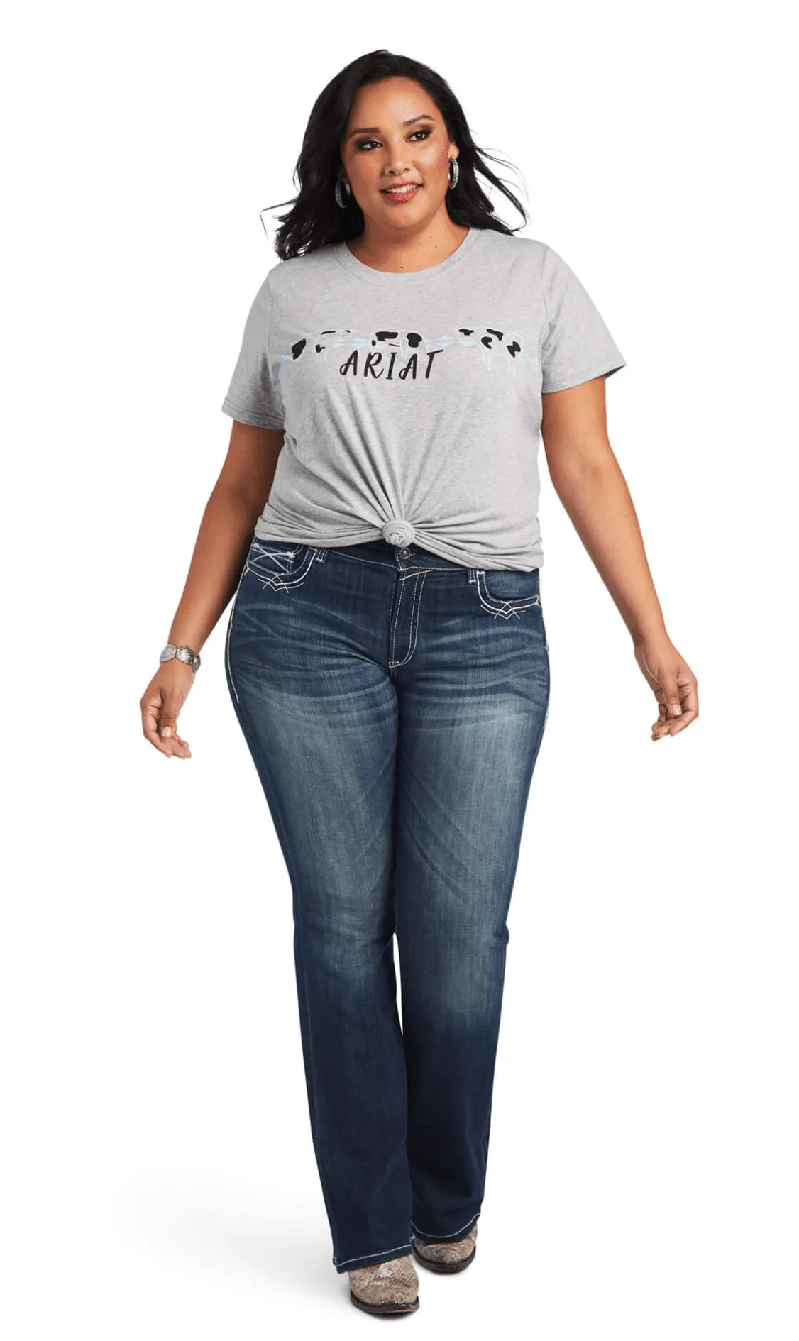 Ariat Women's REAL Cow Pasture Tee 10040496