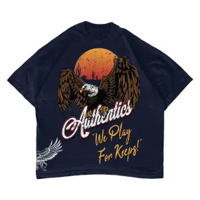 Authentics 'Eagles' T-Shirt (Navy)