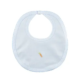 Baby Boy's Blue with Carrot Bib