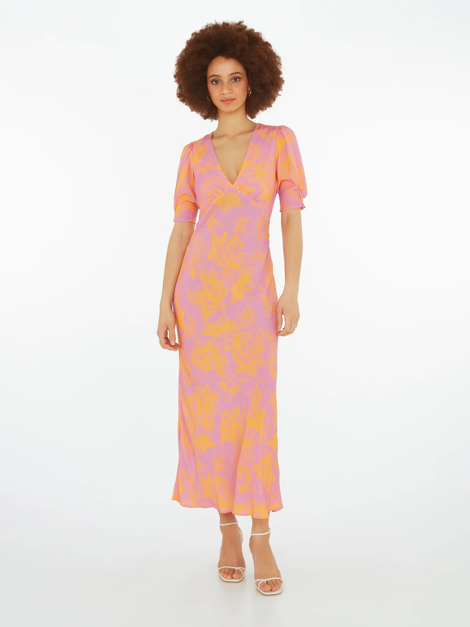 Bergamot Floral Tea Dress