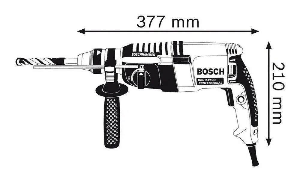 Bosch GBH 2-26 DRE SDS  Corded Rotary Hammer Drill (800W, 26mm)