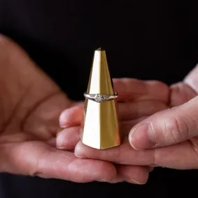 Bronze Obelisk Ring Holder