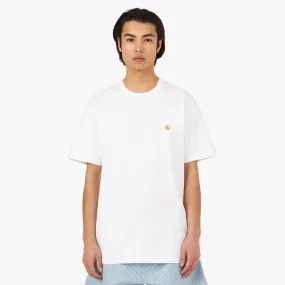 Carhartt WIP Chase T-shirt White / Gold