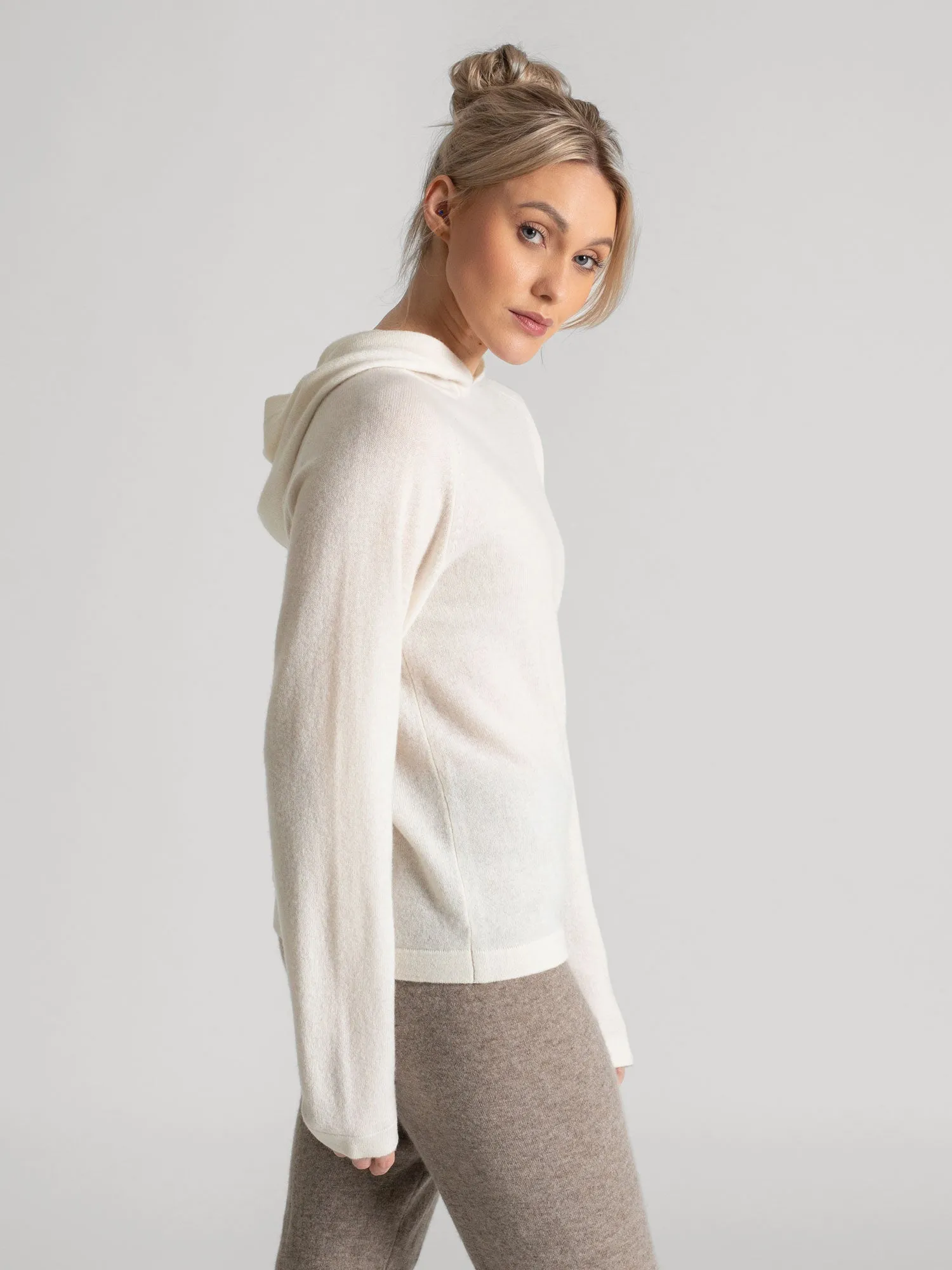 Cashmere sweater "Ada" - white