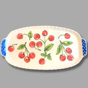 Cherry Large Handled Tray