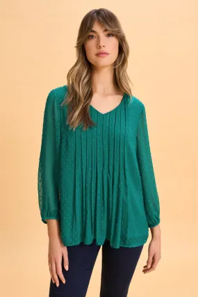 Clipped Georgette Blouse