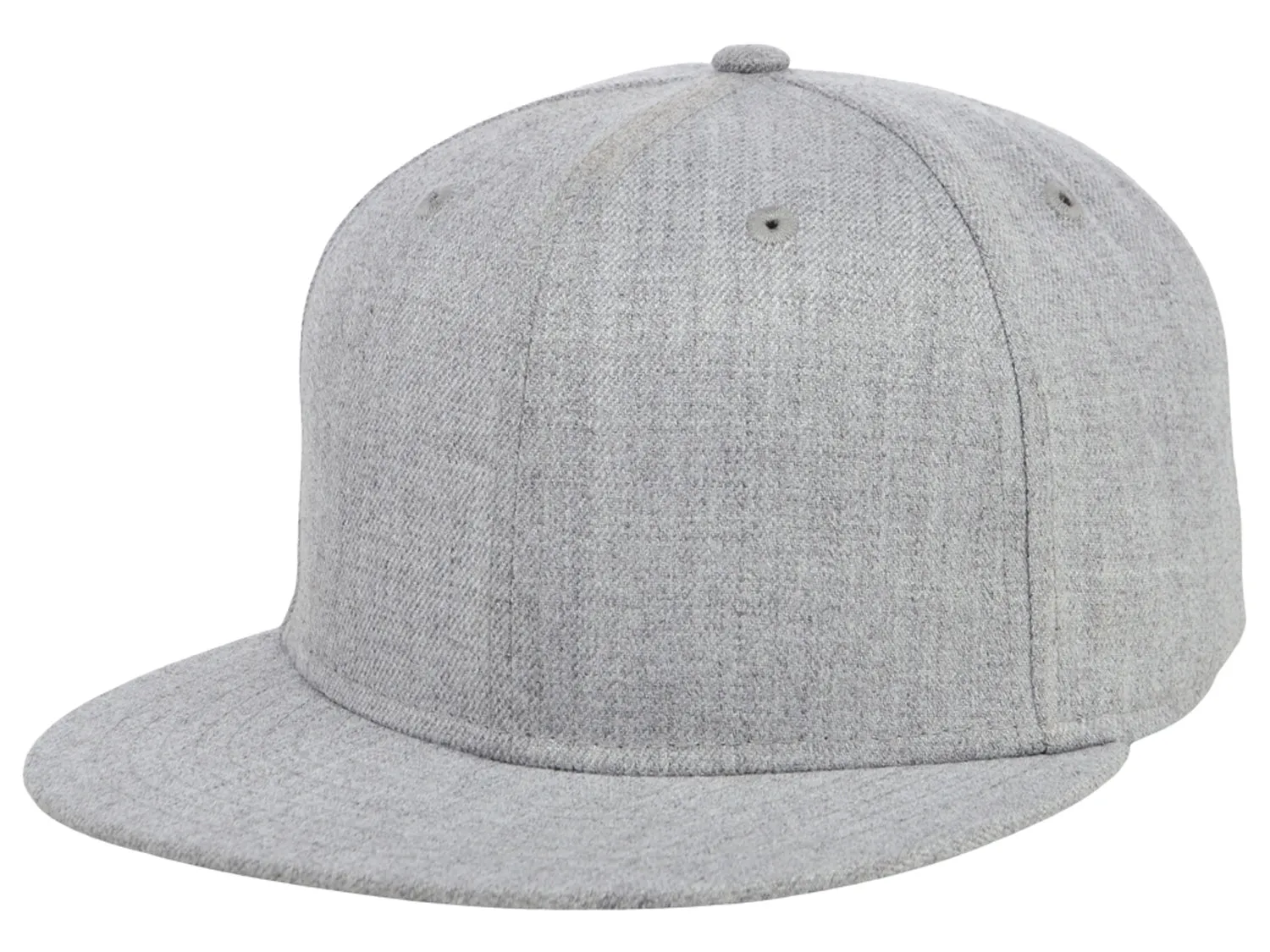 Crowns By Lids Full Court Fitted Cap - Heather Grey