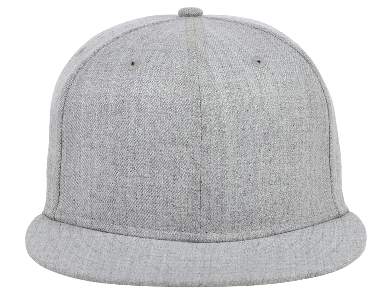 Crowns By Lids Full Court Fitted Cap - Heather Grey