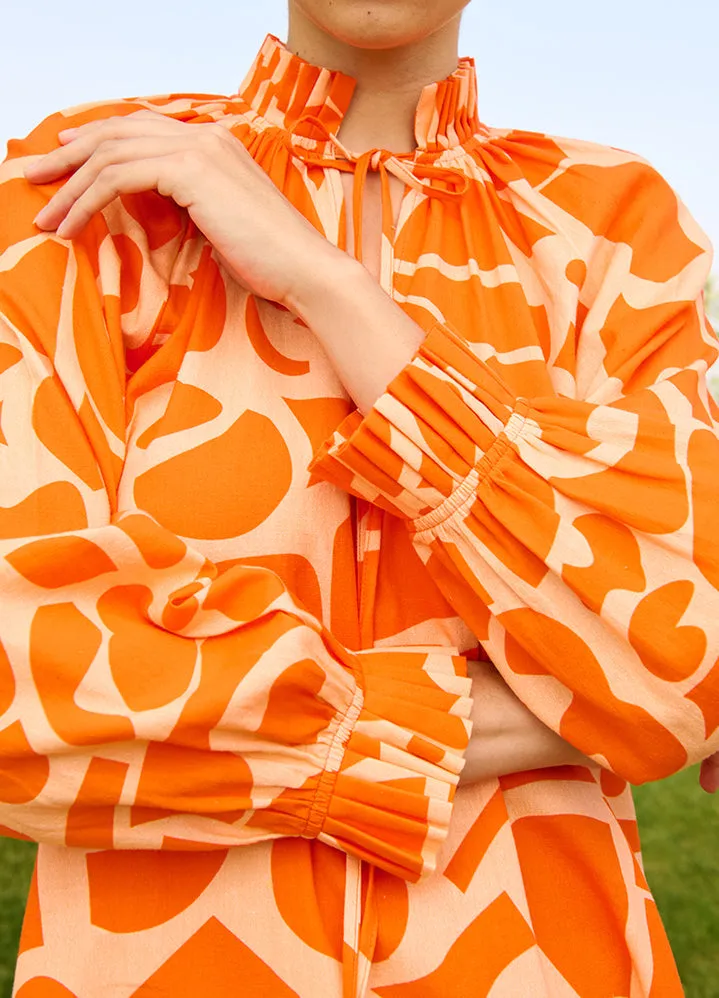 Deconstructed Orangedaisy Dress