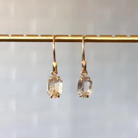 Eloise Rutilated Quartz Earrings in Vermeil