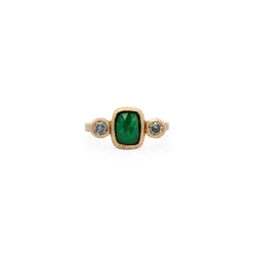 Emerald & Diamond Ring