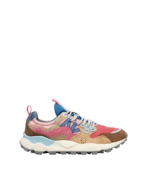 Flower Mountain Womens Yamano 3 Suede / Nylon Pink / Multi