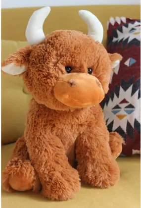 Jomanda - Large Plush Baby Highland Cow