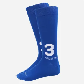 Keeneland Blue #3 Socks