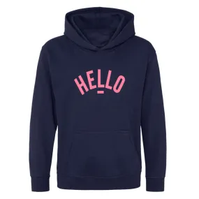 KID: Navy Pink Hoodie