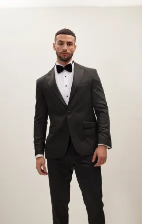 Lightweight Glitter Peak Lapel Tuxedo Jacket