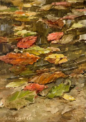 "Leaf Float 1" by Susan D. Waters