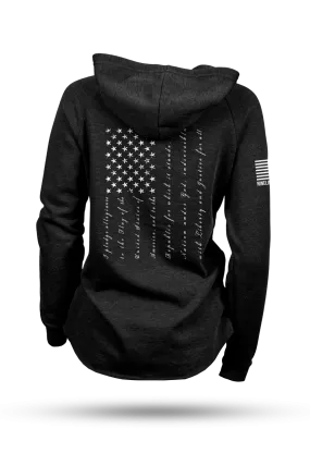 The Pledge - Lightweight Women's V-Neck Hoodie